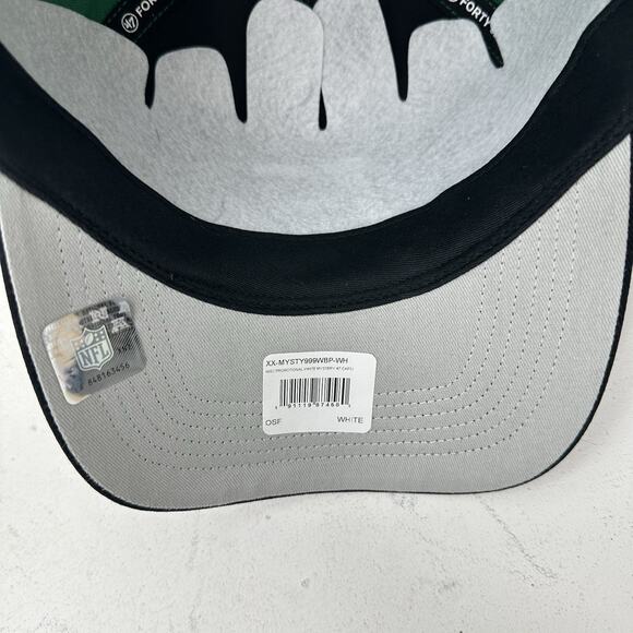NWT New York Jets NFL Snapback Hat Cap 47 Brand Hitch Script Green Black - Picture 8 of 9